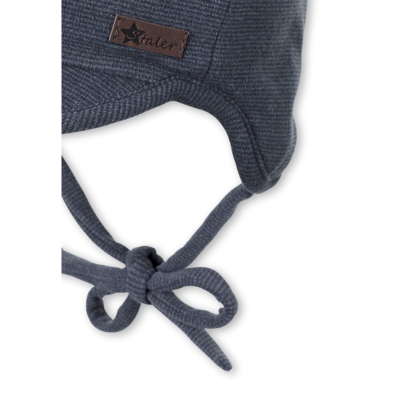 Sterntaler Baby Boys Peaked Cap Baby Peaked Cap Stripes, blue