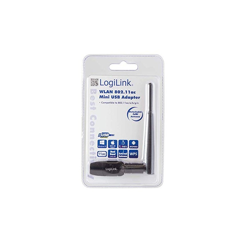 Logilink Mobiler Wireless LAN USB 2.0 Nano Adapter