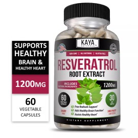 Resveratrol Capsules – Anti-Aging Antioxidant, Brain Support & Radiant Skin