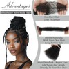 Haftaluv Afro Kinkys Bulk Human Hair 50g 16 Inch Nature