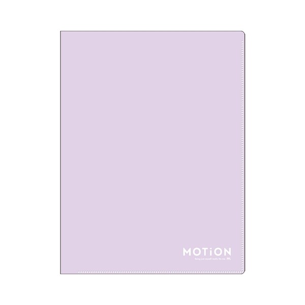 Kamio Japan 225094 Clear File MOTiON Hard 6 Pocket Clear