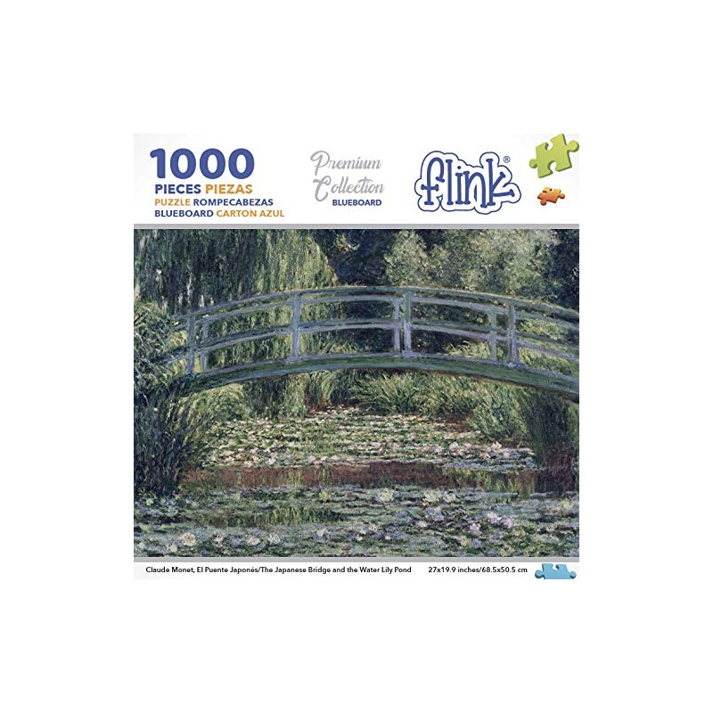 FLINK Rompecabezas Monet Puente Japones 1000 Piezas
