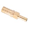 Brass Fitting Hose Barb Tail Reducer Plug Connector Straight Pipe