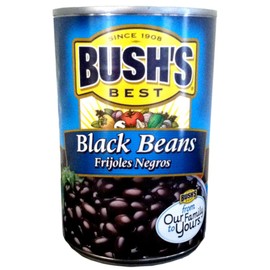 Bush's Best BLACK BEANS 15oz (8 Pack)