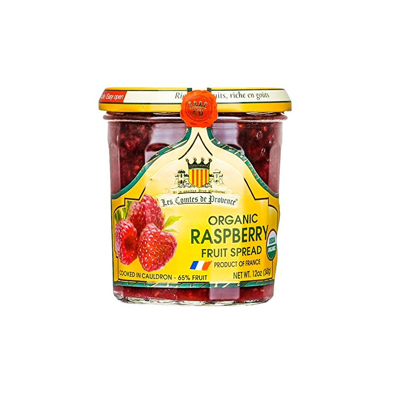 Raspberry Jam Spread USDA Organic Preserve – 12 oz /
