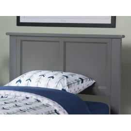 Atlantic Furniture Madison Headboard, Twin, Grey