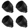 Caltric 2 Front Axle Inner Outer CV Boot Kit for