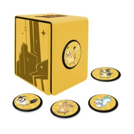 Ultra Pro - Gallery Series: Shimmering Skyline Alcove Click para Pokémon, elegante edición limitada de coleccionista elegante y duradera caja de cartas