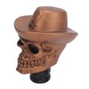 Skull Head Gear Shift Knob with 3 Adapters Cool Looking