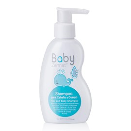Zermat Hair and Body Shampoo, Shampoo for babies, Cleansing formula that prevents dryness on skin and scalp, and is totally irritation-free. 5.07 Fl. Oz.