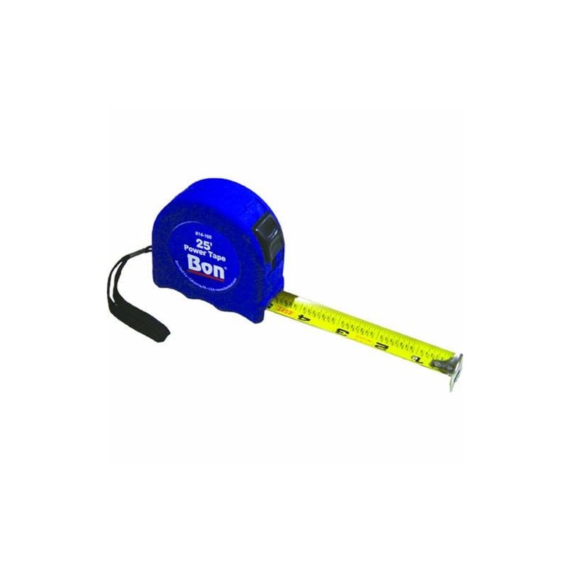Bon 14-160 25-Foot by 1-Inch Power Tape with Fraction Marks
