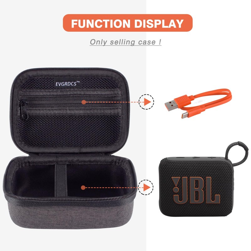 EVGRDCS Carrying case for JBL Go 4/JBL Go 3,Scratch and