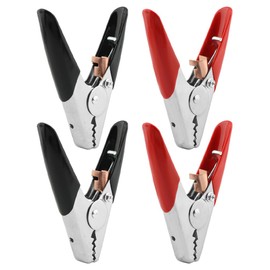 Heavy Duty 1100A Battery Clamps - 4PCS for Car, Boat, RV, Solar Panels & Electric Fences - Perfect for Car Battery Jump Starting, Charging or Running Applications - Jumper Cable Ends Kit
