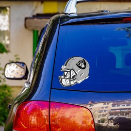 Black Diamond Art RAIDERS Football Helmet Sticker OAKLAND LAS VEGAS Vinyl Decal Car Truck Stickers - 3" x 3"