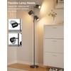 Lightdot 63IN Dimmable (Brightness Adjustable) Black Floor Lamp, Tall Standing