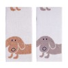 Kissvian 2 Pack Pure Cotton Hand Bath Towel Set, Cartoon