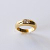 Aurelia Mae Baguette Dome Ring | CZ Set Gold Dome