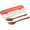 Komorijushi Spoon & Fork Case Set, Red