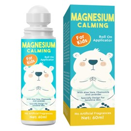 Hajoyful Kids Magnesium Lotion, Magnesium Cream for Sleep, Roll-on Applicator, Relaxation Formula for Bedtime, Sweet Sleep for Childs