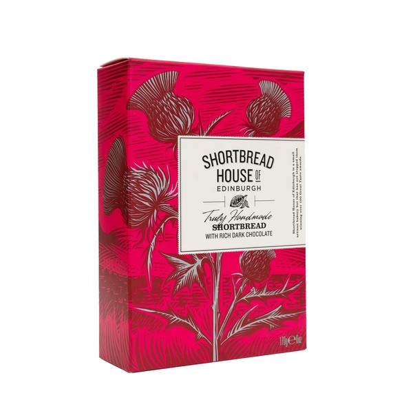 Shortbread House of Edinburgh | Truly Handmade Shortbread Fingers with Dark Chocolate Chips | 170g box