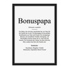 Bonus Dad Definition Word Explanation Step Dad Gift Birthday Gift
