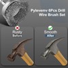 Pylevemv 19Pcs Professional Wire Wheel Brush, Carbon Steel Wire Cup