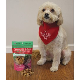 Charlee Bear Meaty Bites Dog Treats, Chicken & Cranberries, 2.5oz