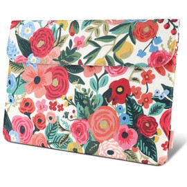 DOMISO 17 inch Laptop Sleeve Protective Case Cover Compatible with 17-17.3 inch HP Dell ASUS Lenovo Chromebook,Waterproof Computer Cases Bag with Accessory Pouch,Rose