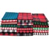 AMORNPHAN 20pcs/Set 8"x8" Check Squares Plaid Craft Cotton Fabric Bundle