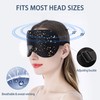 townssilk 100% Silk Sleep mask with Adjustable Strap,Comfortable and Super
