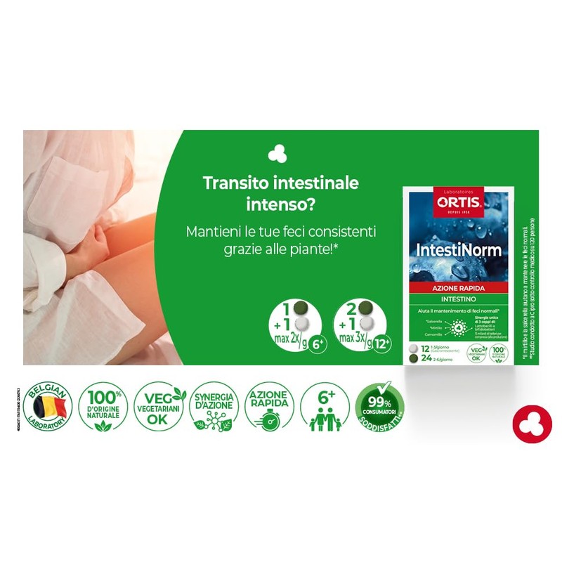 ORTIS IntestiNorm 36 Compresse - Intestino - Piante e Fermenti