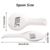 Spoon Rest for Kitchen Counter,Ceramic Spoon Holder,Ceramic Utensil Holder,Large Size