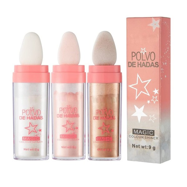 3 Color Polvo De Hadas, Body Brightens the Natural Three-dimensional