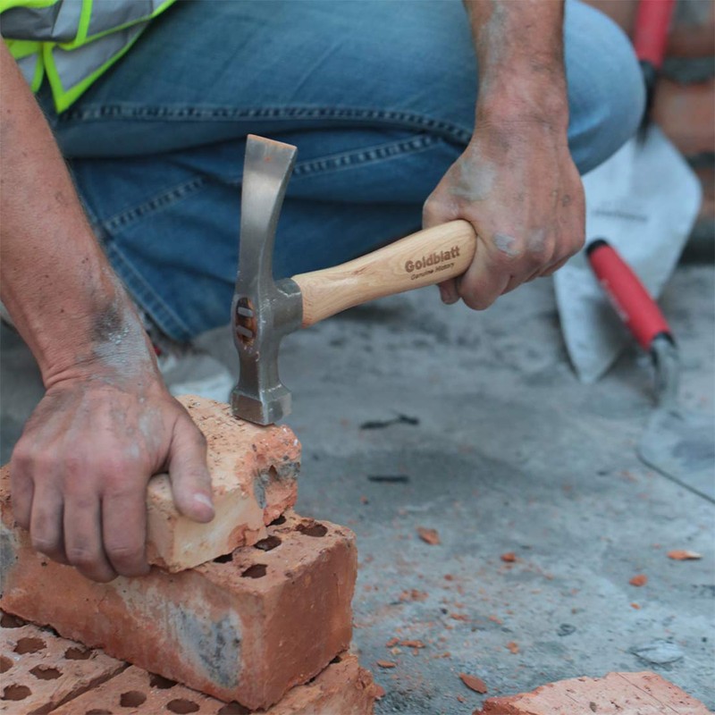 Goldblatt - G06993 GOLDBLATT Brick Hammer, 20 Oz Bricklayers Masonry