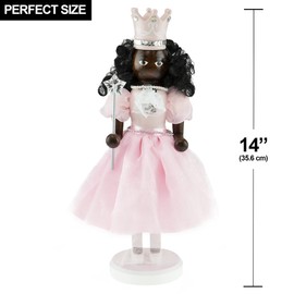 Clever Creations Herr Drosselmeier 14 Inch Traditional Wooden Nutcracker, Festive Christmas Décor for Shelves and Tables