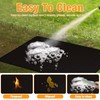 Foreverup Fire Pit Mat, 122CM Fireproof Mat, Grill Mat for
