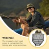 Mosquito Head Net Hat,Midge Nets for Head,Foldable Midge Hat,Sun Hats