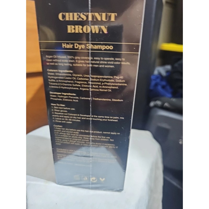 Eternal Spirit Beauty hair dye shampoo chestnut brown