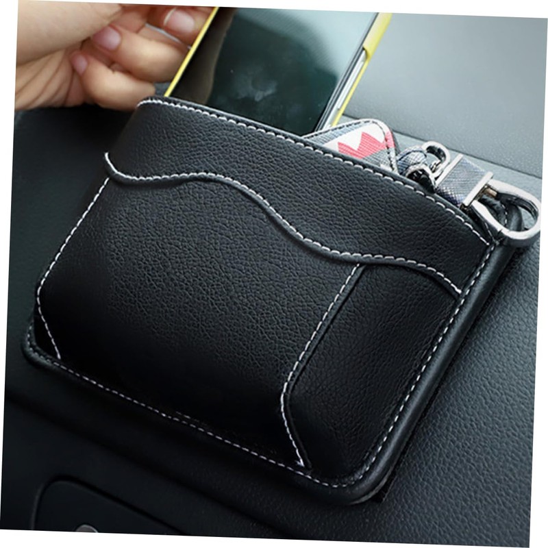 Alipis Car Console Organizer Bag Dashboard Pouch Design for Easy