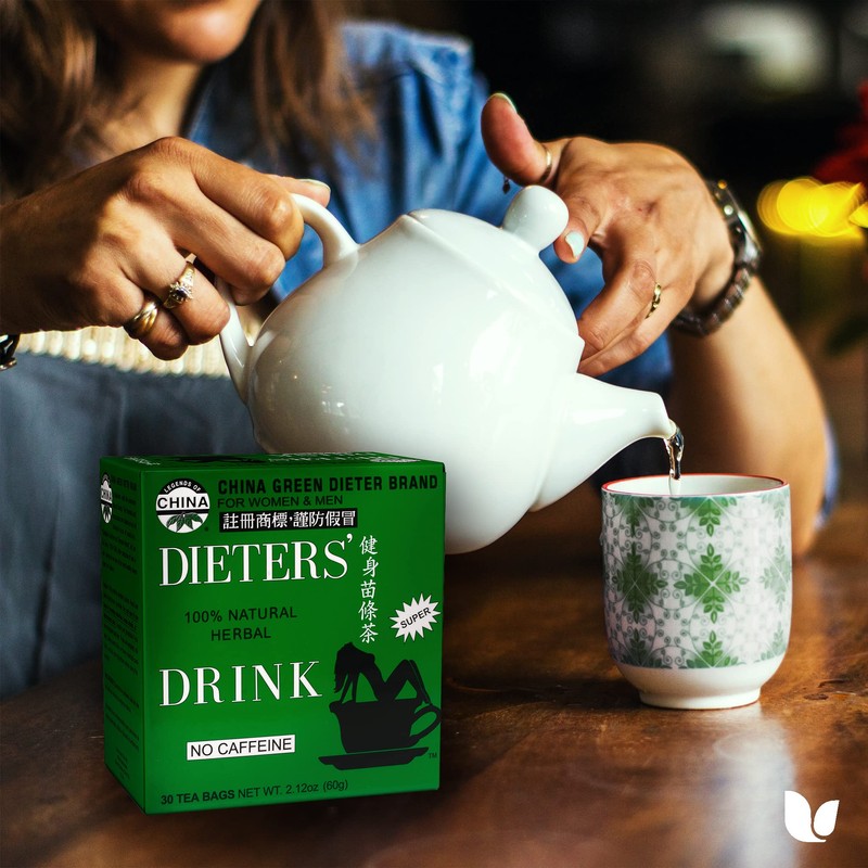 Dieters' 100% Natural Herbal Drink, Caffeine Free by China Green