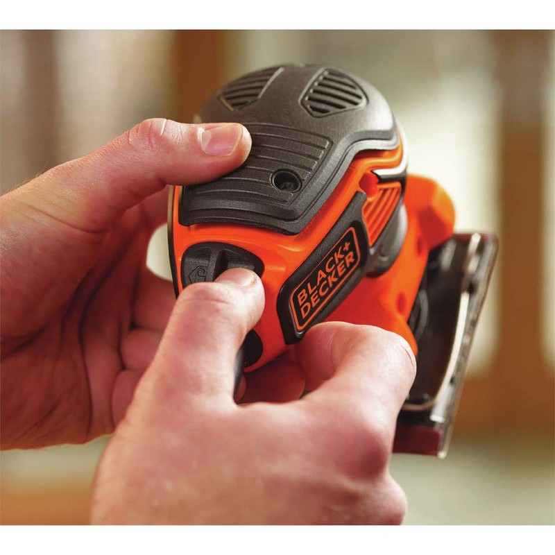 Black And Decker 2.0 Amp Electric 1/4 Sheet Orbit Sander