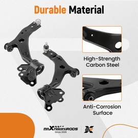 maXpeedingrods 10Pc Front Suspension Kit for Ford Escape 2013-2018, 2 Lower Control Arms 2 Sway Bar End Links 4 Inner Outer Tie Rod Ends 2 Rack Pinion Boots