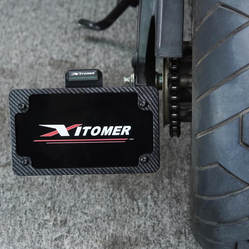 Xitomer Universal Side License Plate Holder Motorcycle License Plate Bracket
