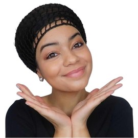 Tubi Wrap or Doobie Cap, One Size Mesh Crochet Wrap Doobie Cap Hat HairNet Knit Snood Women Cover Ornament for Sleeping - color: pink, Size: Size fits all