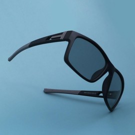 Men's Women's Polarized Golf Fishing Fashion Photochromic Sunglasses Black Black-Photochromic Lens 5ea