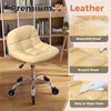 Rolling Stool Chair with Wheels, Height Adjustable Stool with Back