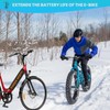 Besudo E-Bike Battery Protective Cover - 30-38cm Circumference, Protection for