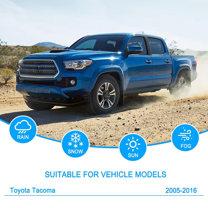 CJPPPZIW® Windshield Wipers Replacement for Toyota Tacoma 2005-2016,Streak-free,OEM Quality Premium
