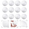 TOVINANNA 100Pcs 1.5Inch Foam Balls for Crafts, Smooth Polystyrene Spheres