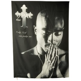 Bioworld 2Pac Only God Can Judge Me Flag